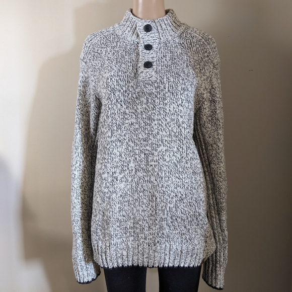 Roots Other - Roots Knit Heavyweight Henley Sweater, Size Large